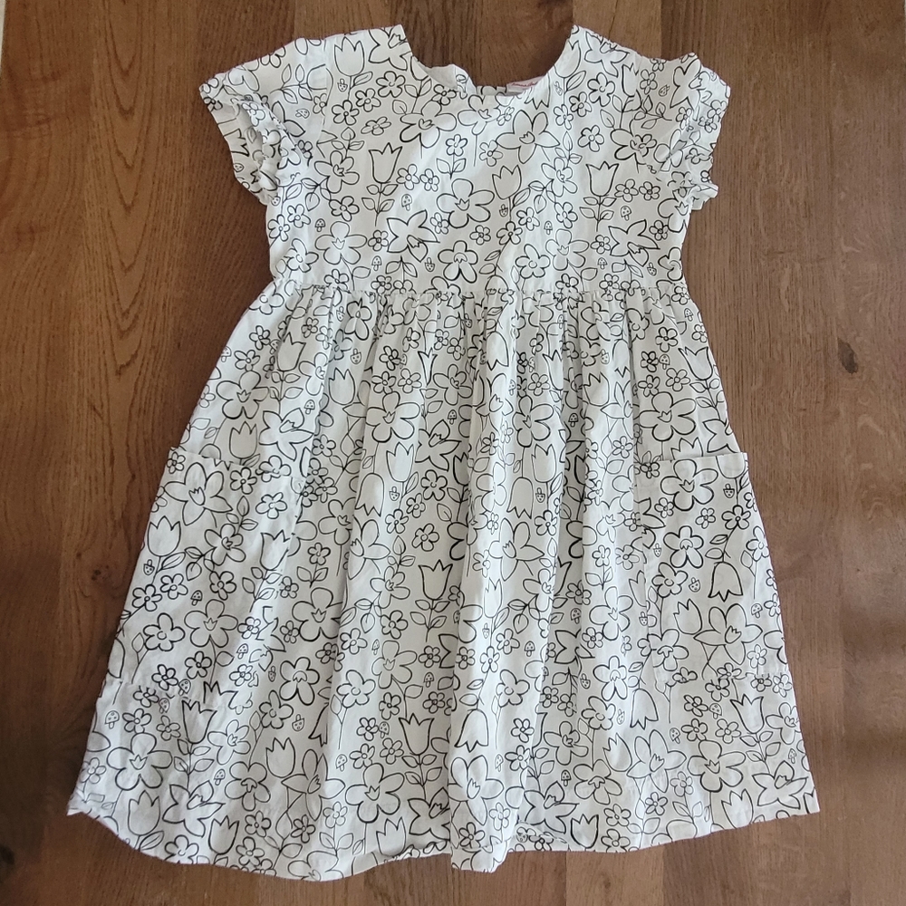 Hanna Andersson • Sketch Floral Print Dress